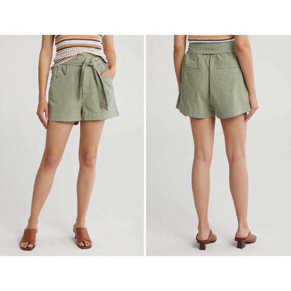 $178 Joie Lynn Belted Shorts - Picture 1 of 2